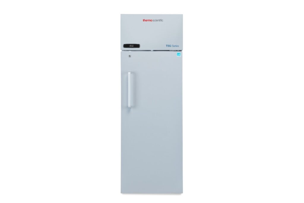 TSG series freezers on a white background