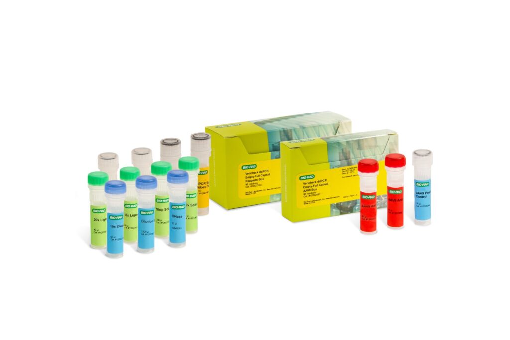 New Vericheck ddPCR Kits on a white background