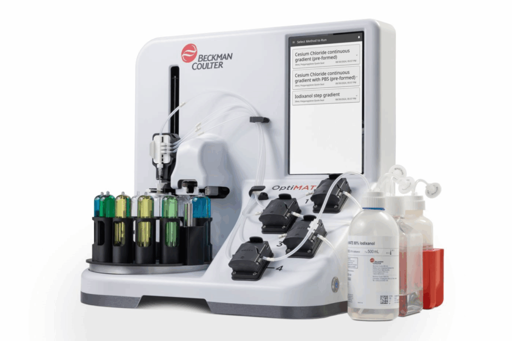 The OptiMATE streamlines density gradient ultracentrifugation
