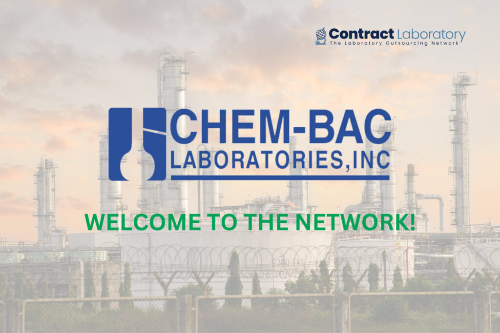 Chem-Bac laboratories logo on oil and petroleum industry image in background.