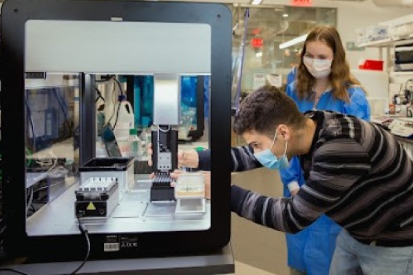 New Flex High throughput NGS workstation in a lab