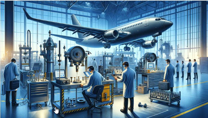 Engineers and technicians are shown utilizing precision measurement tools, tensile testing machines, and corrosion testing setups to thoroughly evaluate the strength, durability, and reliability of various fasteners.