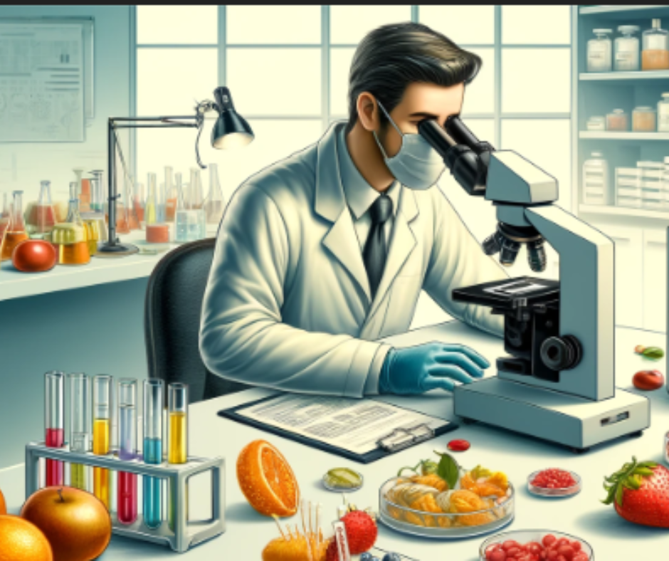 Illustration of Fruit Microbiology Testing