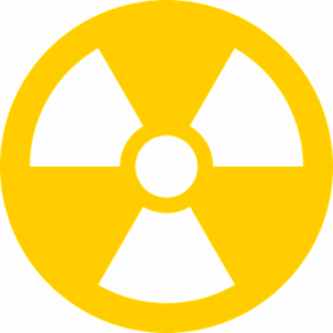 image of radiation hazard symbol