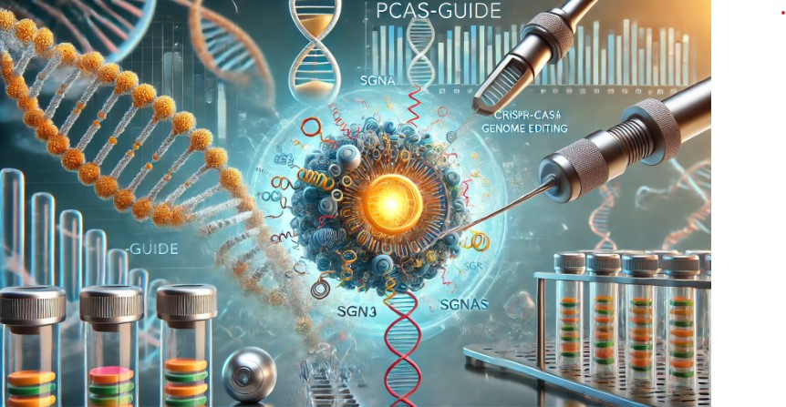 an illustrative image that depicts the concept of pCas-Guide