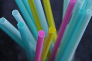 Iamge of colorfulplastic straws suggesting the importance of phthalate testing in plastic consumer goods