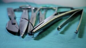 Image of surgical instruments emphasizing the importance of sterility testing
