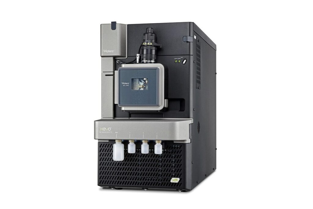 the Xevo TQ AAbsolute XR Mass spectrometer on a white background