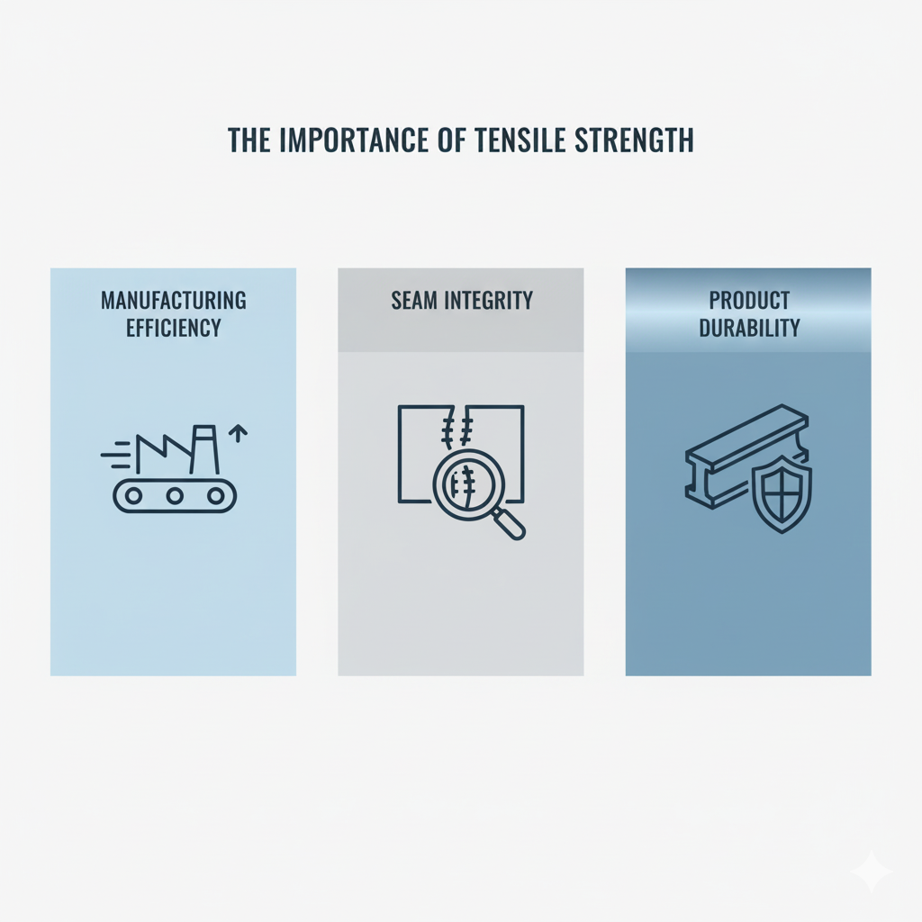 Infographic of tensile strength.